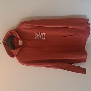 Burnt orange US L hooded sweatshirt